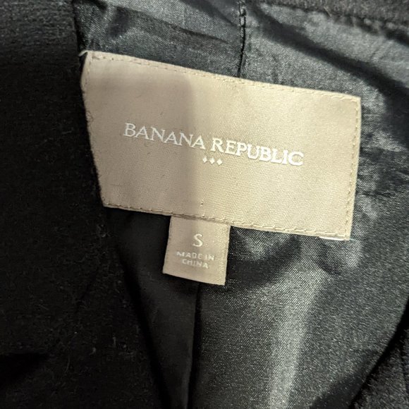 Banana Republc Factory Wool Blend Moto Bike Jacket/Coat - Picture 8 of 14